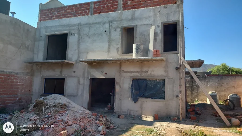 Avance general de vivienda en construcción