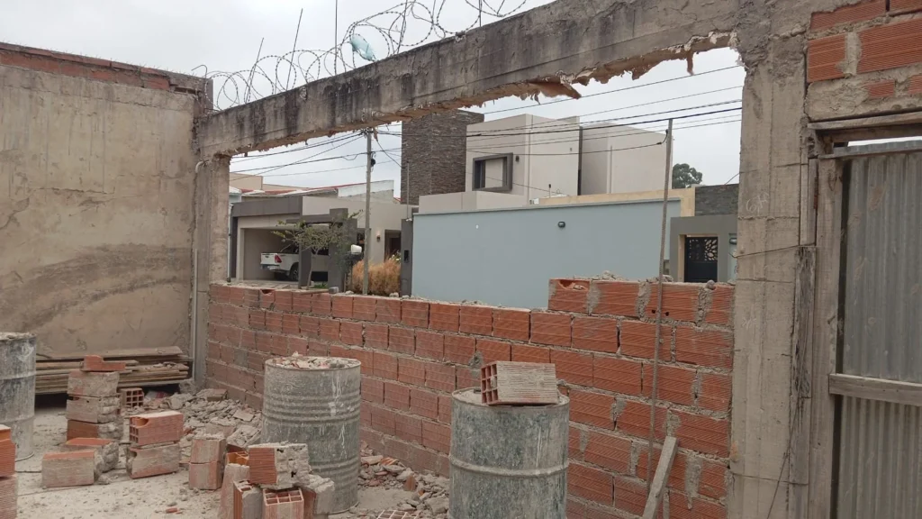 Trabajos de remodelación en inmueble existente