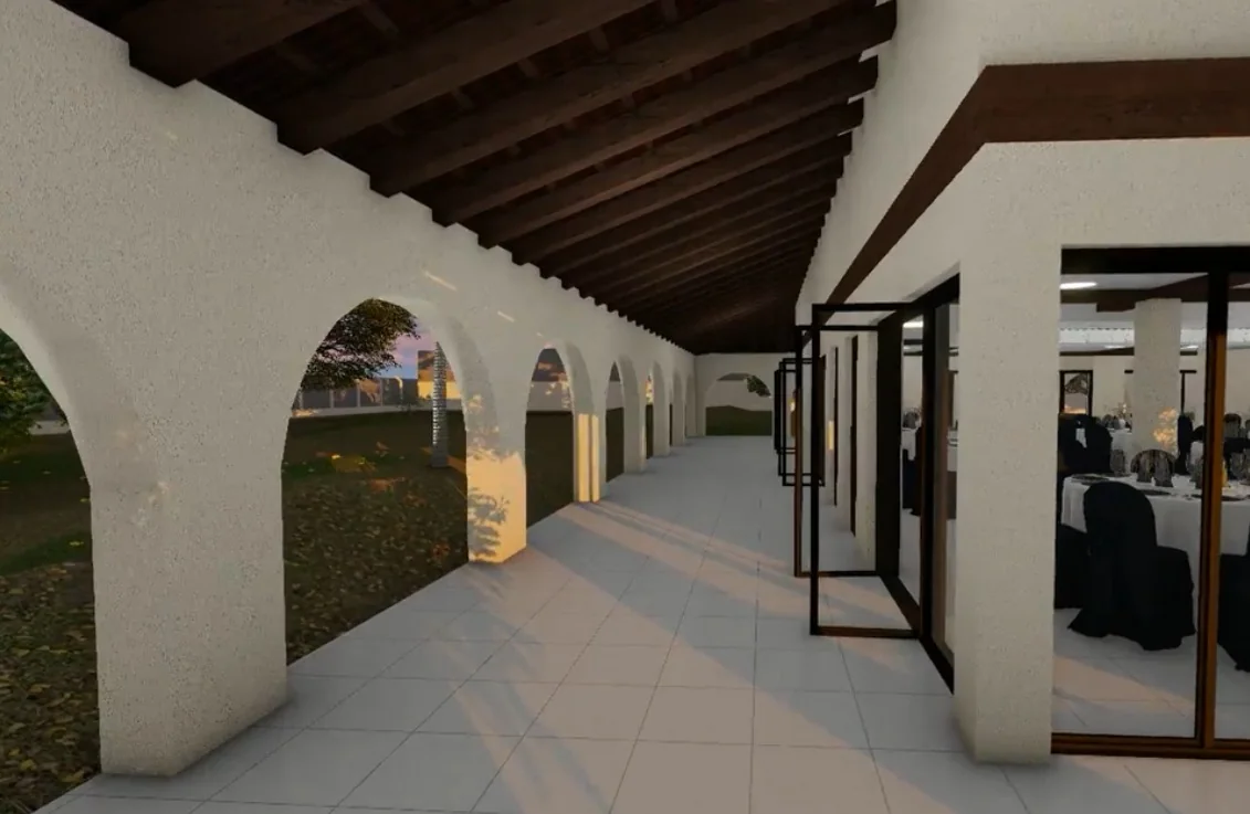 Exterior de inmueble puesto en valor